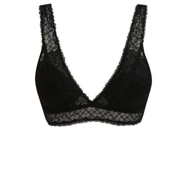 Sutien negru din dantela cu dublura detasabila - Y.A.S Mable