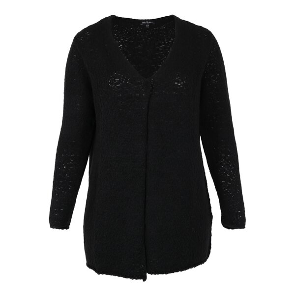 Cardigan negru tricotat - Ulla Popken