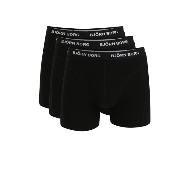 Set de 3 perechi de boxeri negri - Björn Borg