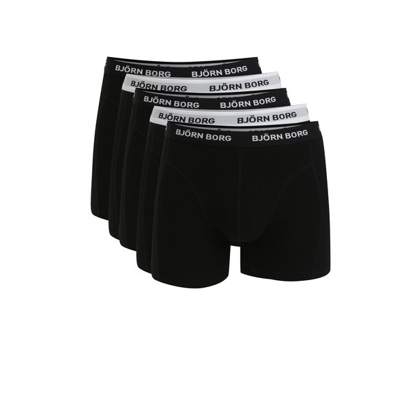 Set de 5 perechi de boxerii negri - Björn Borg