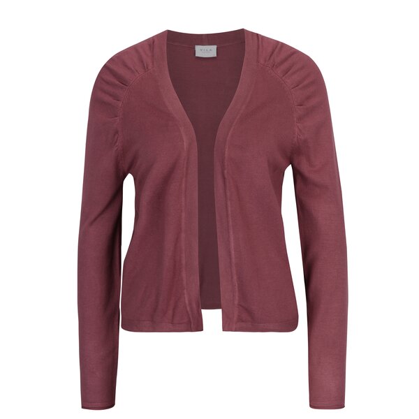 Cardigan bordo cu pense pe umeri VILA Lost