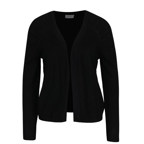 Cardigan negru cu pense pe umeri VILA Lost