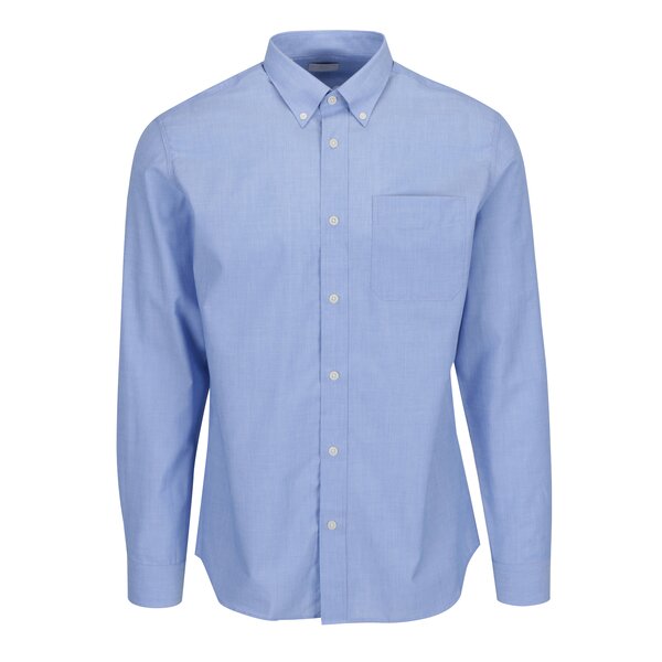Camasa albastra slim fit cu guler buttons down - Selected Homme Donewawe