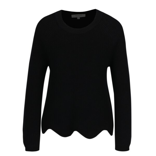 Pulover negru din amestec de lana - Selected Femme Velva