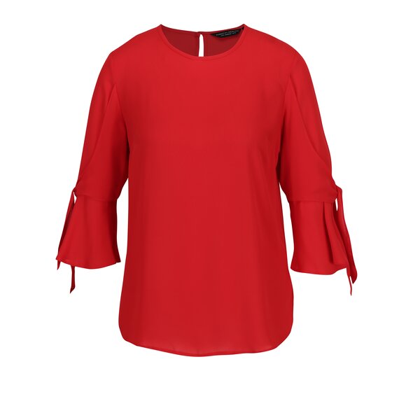 Bluza rosie cu maneci clopot Dorothy Perkins