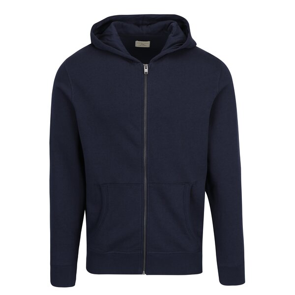 Hanorac cu gluga si buzunare albastru inchis - Selected Homme Simon