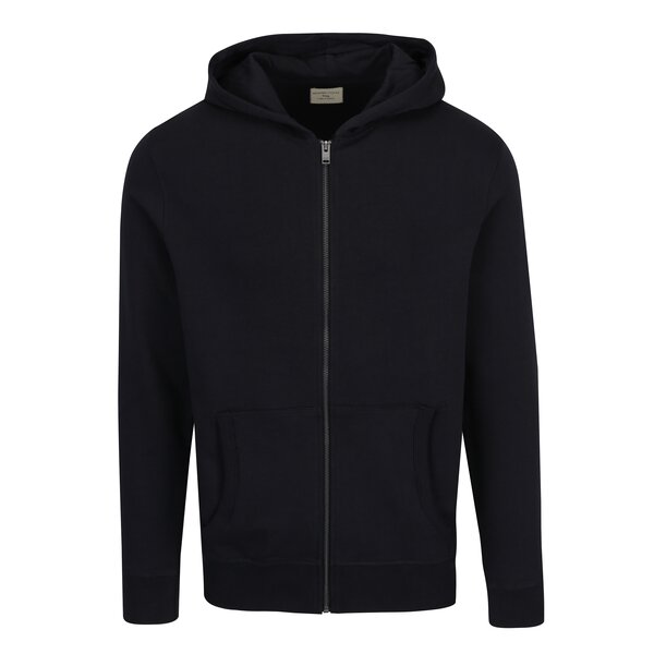 Hanorac negru cu gluga si buzunare - Selected Homme Simon