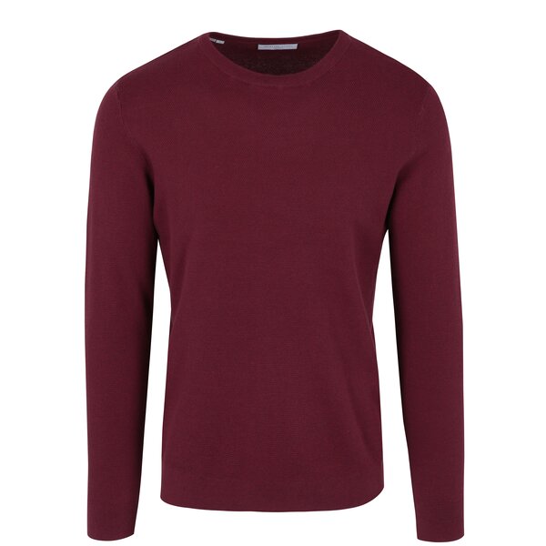 Pulover subtire bordo din bumbac - Selected Homme Damian