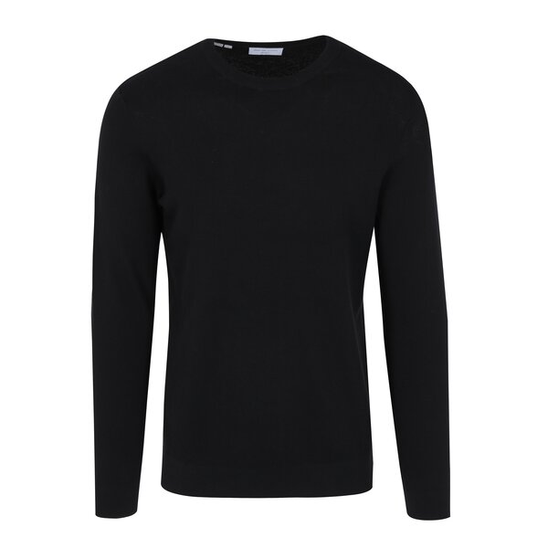 Pulover subtire negru din bumbac - Selected Homme Damian
