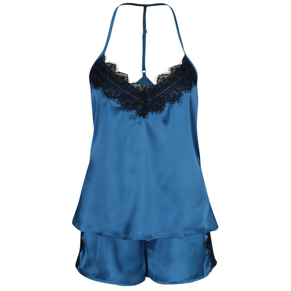 Pijama albastru petrol cu dantela Dorothy Perkins