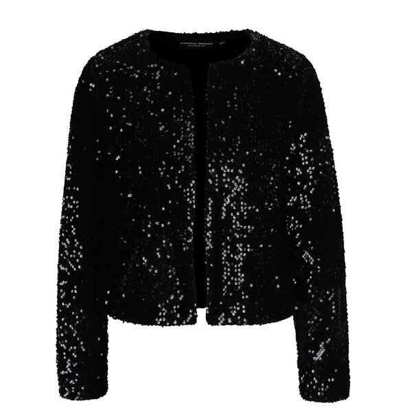 Cardigan negru cu paiete Dorothy Perkins