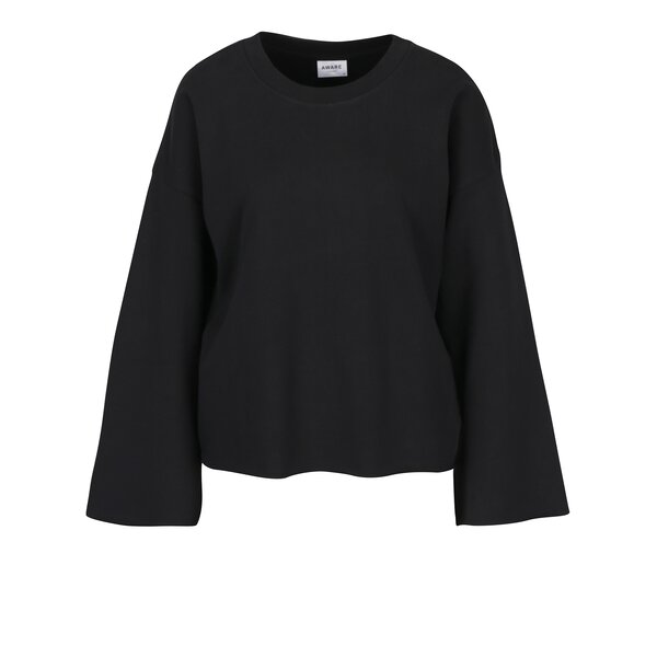 Bluza neagra cu maneci evazate VERO MODA Bida
