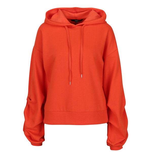 Hanorac rosu cu maneci raglan oversized VERO MODA Ari Volume