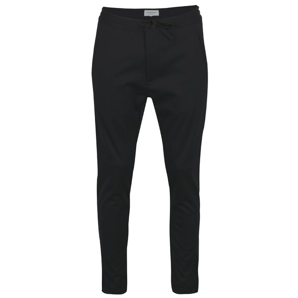 Pantaloni negri cu talie elastica Lindbergh