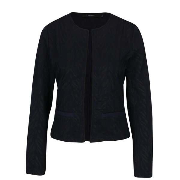 Jacheta negru&albastru cu print frunze VERO MODA Norma