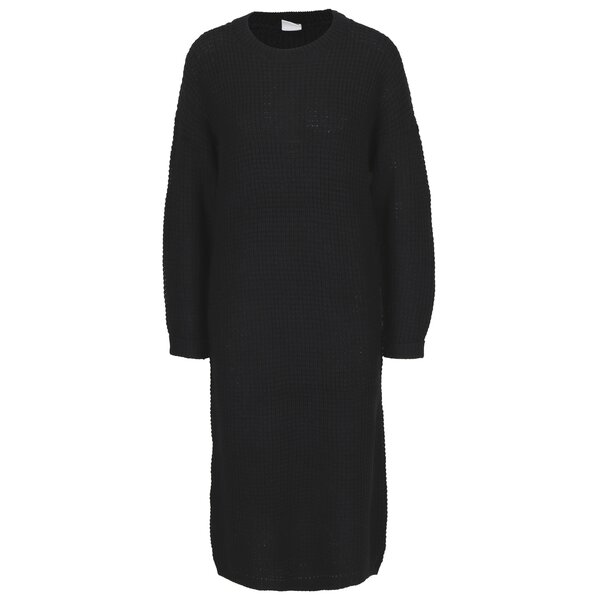 Rochie pulover neagra cu decolteu rotund Noisy May Loone