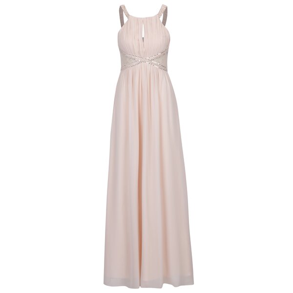 Rochie roz maxi cu paiete - Little Mistress