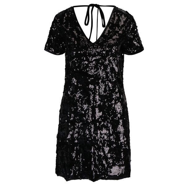Rochie neagra cu paiete Miss Selfridge