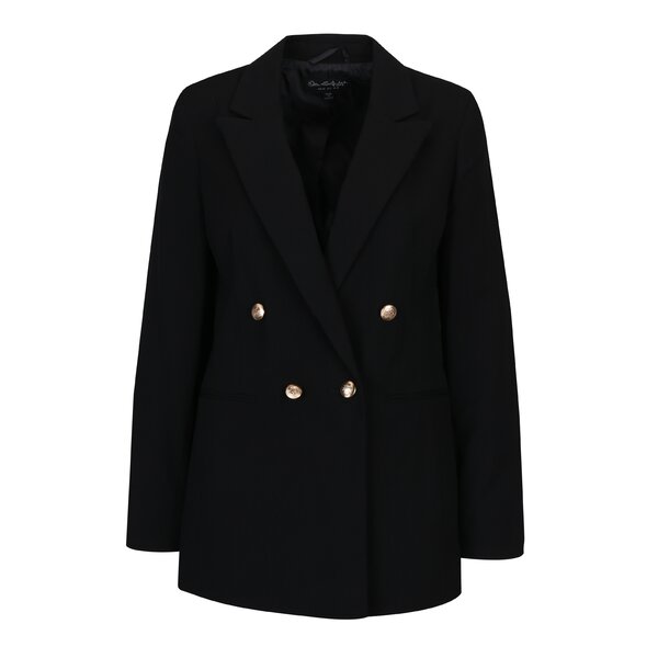 Sacou lung negru Miss Selfridge