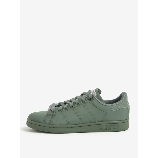 Pantofi sport verzi din piele pentru femei adidas Originals Stan Smith