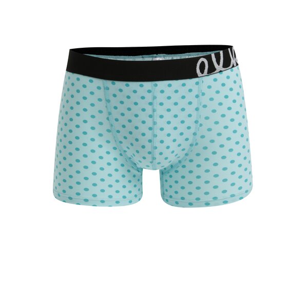 Boxeri verde menta cu buline pentru barbati - El.Ka Underwear