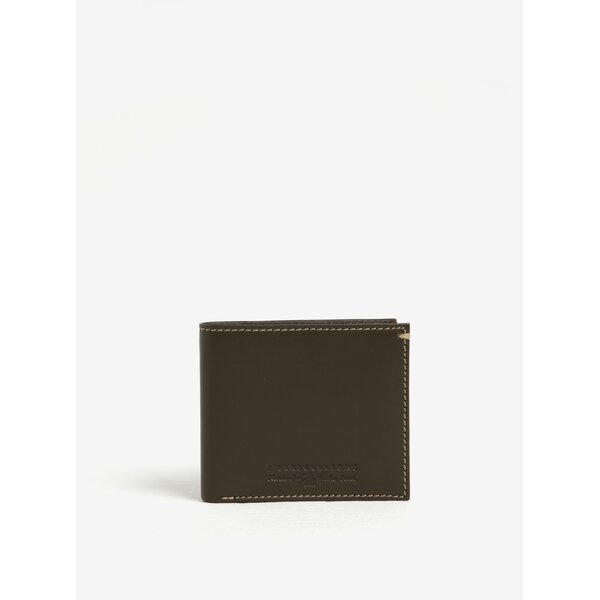 Portofel kaki din piele naturala pentru barbati - Barbour Artisan Billfold
