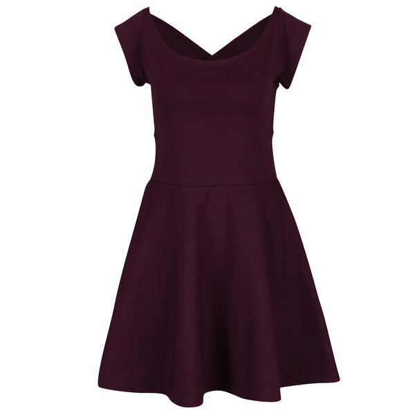 Rochie clos mov cu barete incrucisate la spate ZOOT