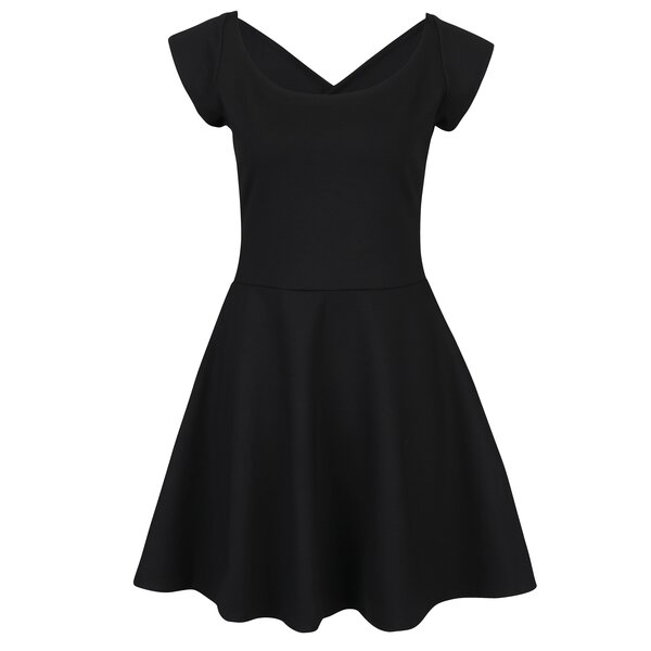 Rochie clos neagra cu barete incrucisate la spate ZOOT