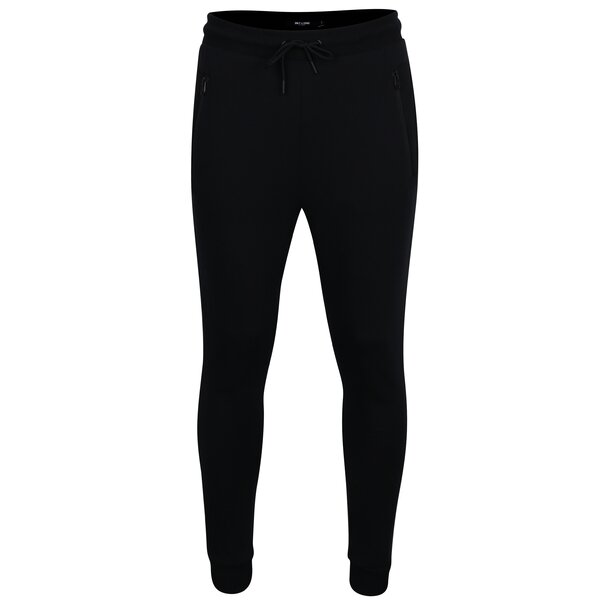 Pantaloni sport negri cu buzunare cu fermoar - ONLY & SONS Travis