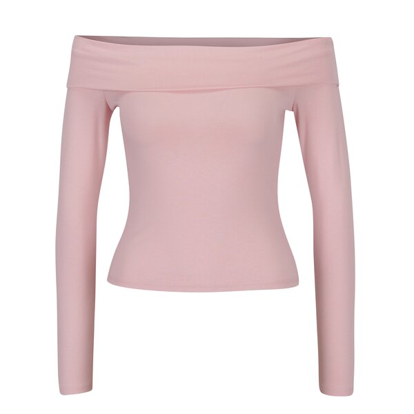Bluza roz pal cu umeri expusi Miss Selfridge