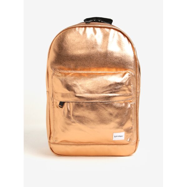 Rucsac auriu cu buzunar pentru notebook Spiral Copper Rave 18 l
