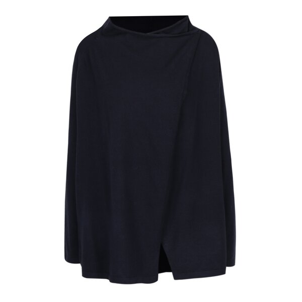 Cardigan bleumarin cu inchidere asimetrica VERO MODA Karis