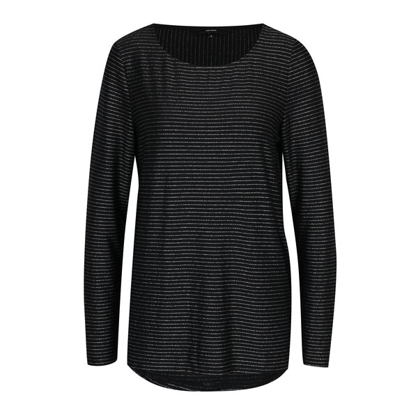 Bluza neagra cu dungi argintii VERO MODA Haley