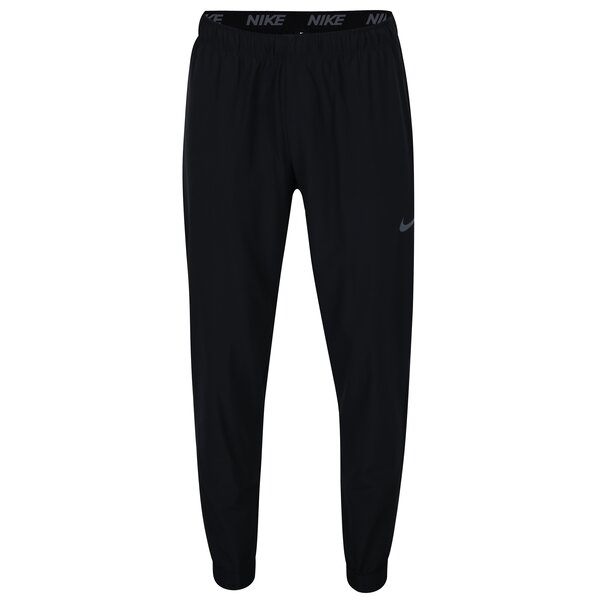 Pantaloni negri sport cu snur Nike