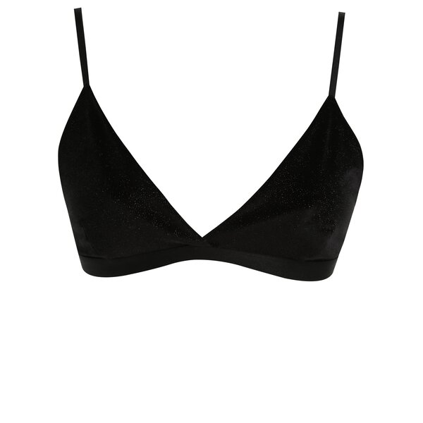Sutien negru cu aspect stralucitor - Y.A.S Parkle