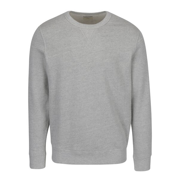 Bluza gri melanj barbateasca Selected Homme Simon