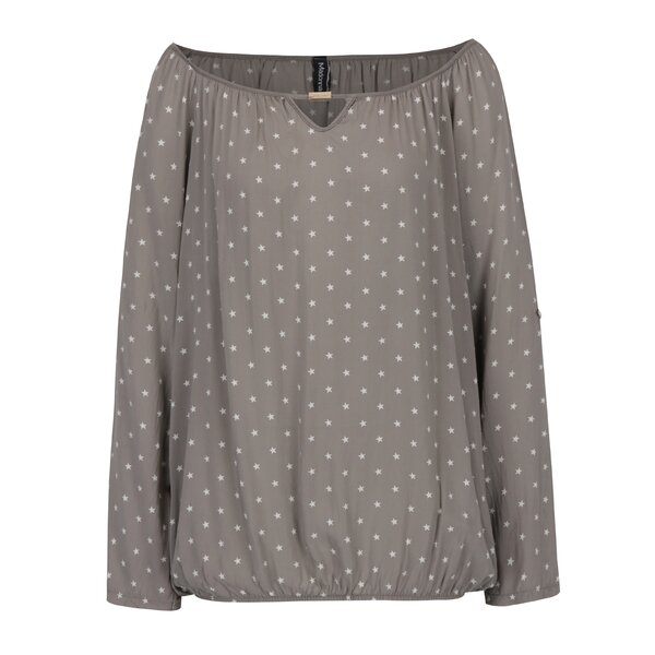 Bluza bej cu print stele Madonna