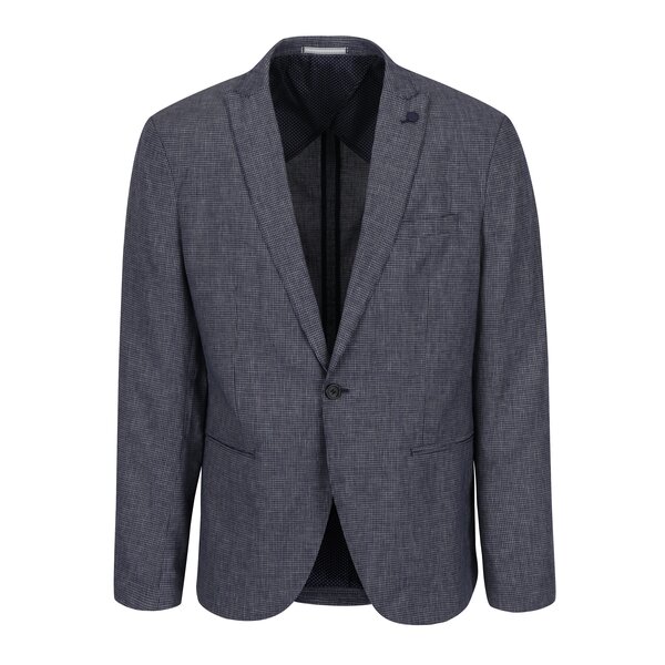 Sacou bleumarin cu model discret Selected Homme Done Bai