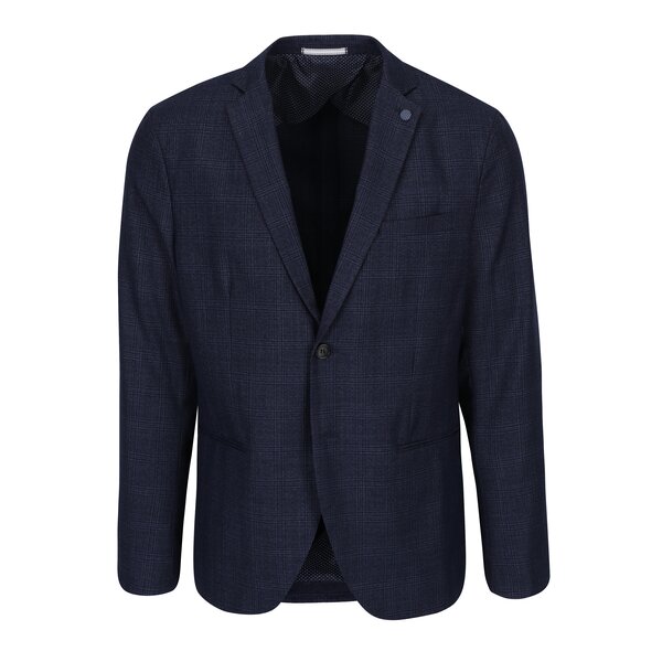 Sacou bleumarin in carouri Selected Homme Done Bach