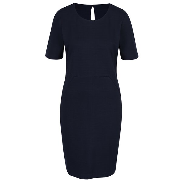 Rochie tubulara bleumarin cu decolteu - VILA Fellow