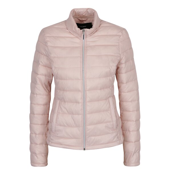 Jacheta matlasata roz deschis cu buzunare - VERO MODA Soraya