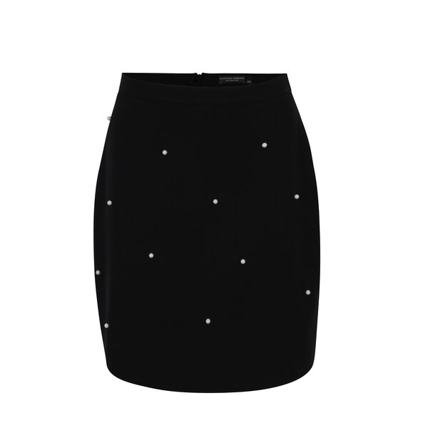 Fusta neagra cu aplicatii din perle Dorothy Perkins