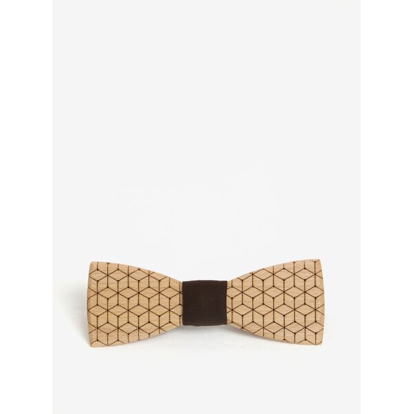 Papion din lemn cu model gravat - BeWooden Virineo