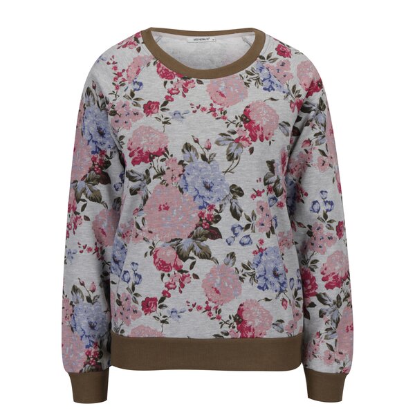 Bluza gri cu print floral Haily’s Lilian