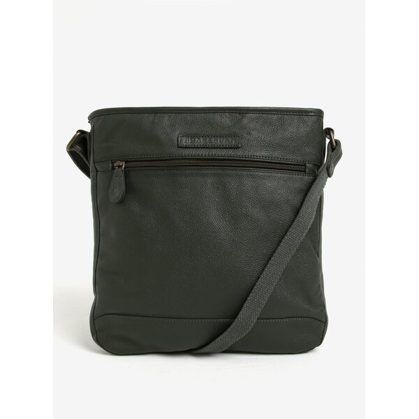 Geanta kaki crossbody din piele Brakeburn