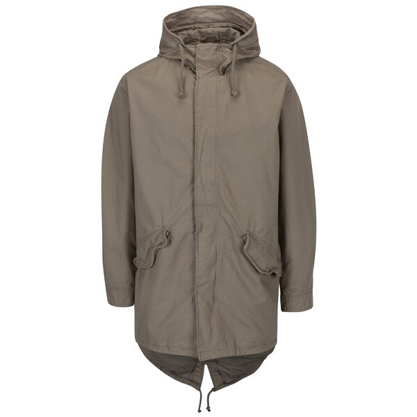 Jacheta parka bej cu gluga Jack & Jones New Bento