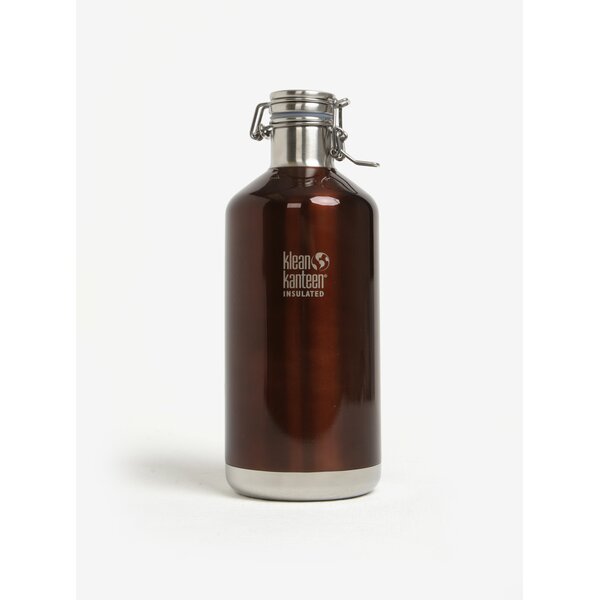 Sticla de apa maro glossy - Klean Kanteen Growler 1900 ml