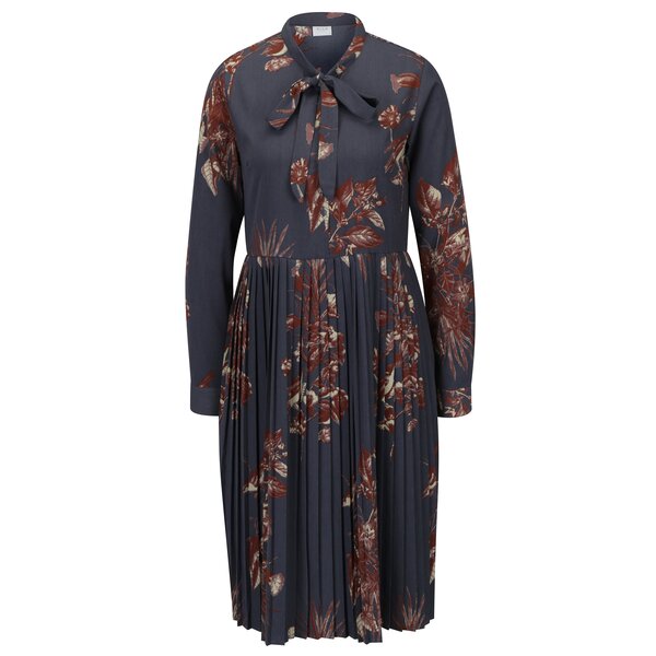 Rochie plisata cu print floral VILA Pima
