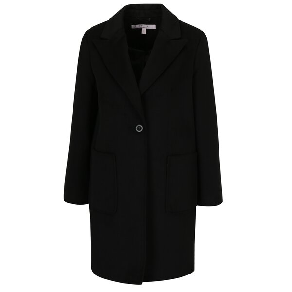 Palton negru clasic - Miss Selfridge Petites