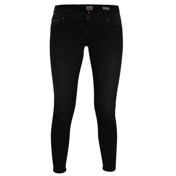 Blugi negri skinny cu talie joasa Only Dylan